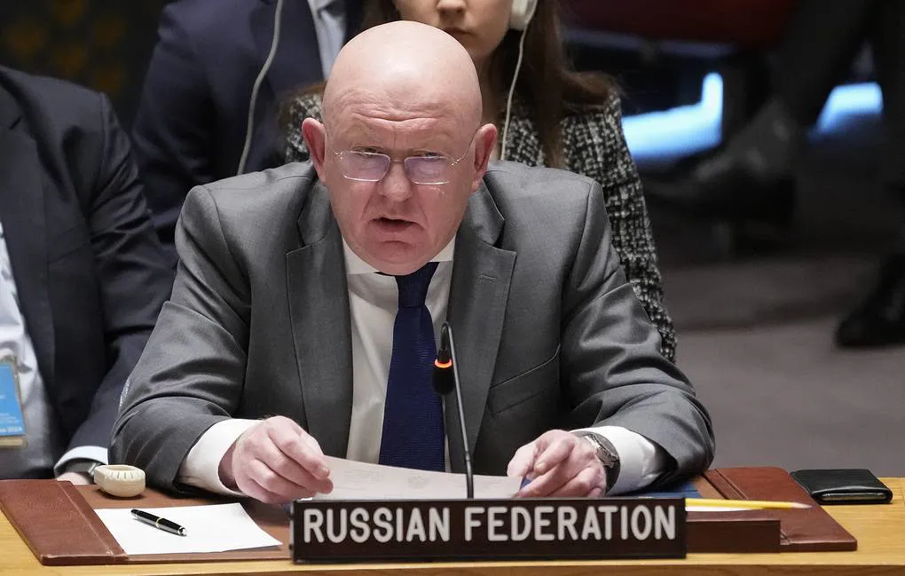 Representante Permanente de Rusia ante la ONU Vasily Nebenzya