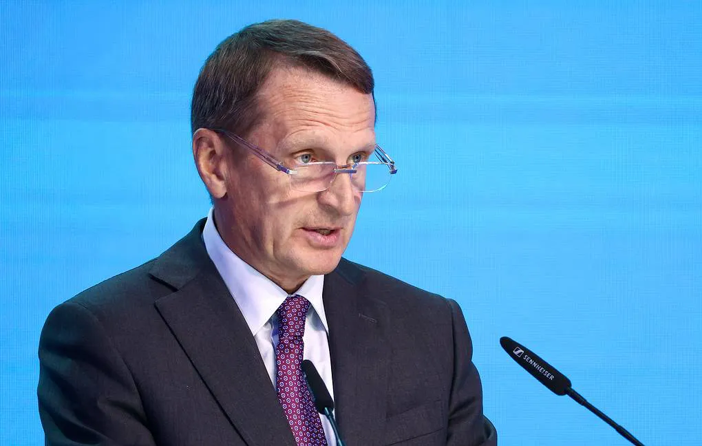 Director del Servicio de Inteligencia Exterior de la Federación Rusa Sergei Naryshkin
